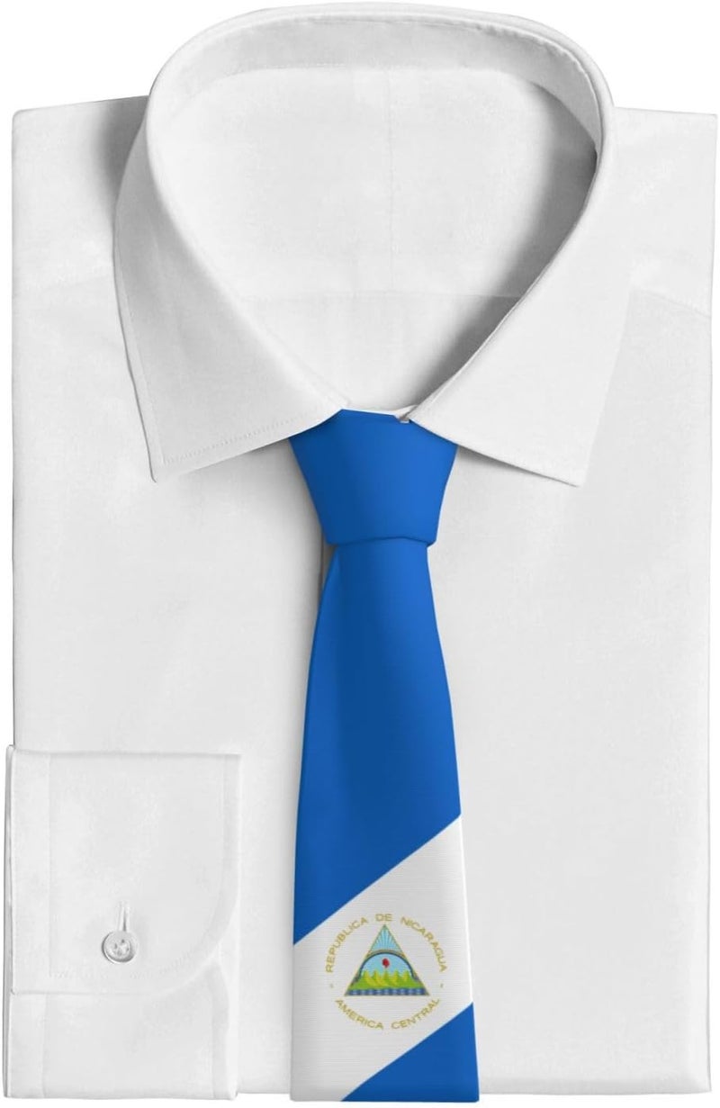 AKMCBSH National Flags Tie Comfortable Soft Novelty Necktie Unisex for Weddings Party Birthday Gift - Image 5